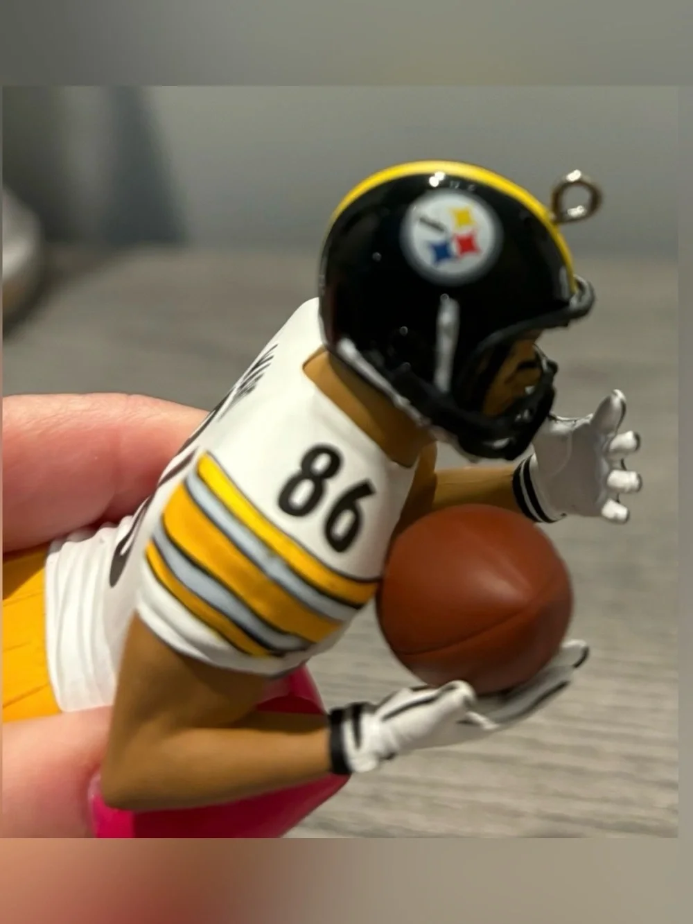 2012 Hallmark Keepsake Hines Ward Pittsburgh Steelers NFL Christmas Ornament